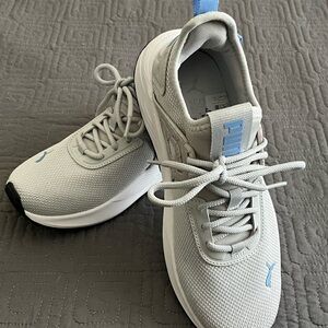 Puma Gray and Blue Sneakers